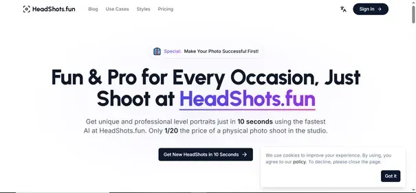 AI Headshot Online preview