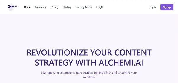 ALCHEMI AI preview