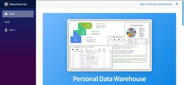 BlazorData Net preview