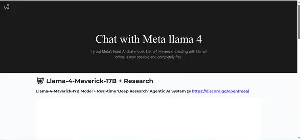 Chat with Llama preview