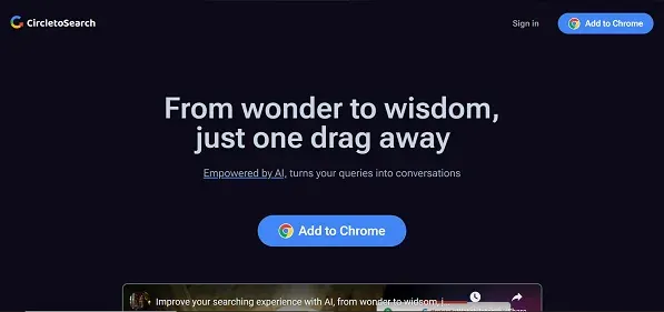 CIRCLETOSEARCH preview