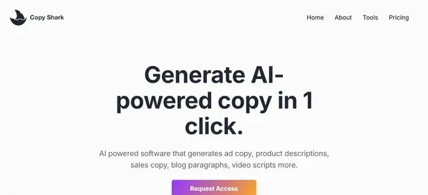 Copyshark AI preview