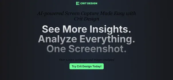 CRIT DESIGN preview