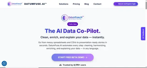 DATUMFUSE AI preview