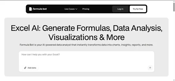 EXCELFORMULABOT preview