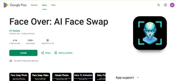 Face Over: AI Face Swap preview
