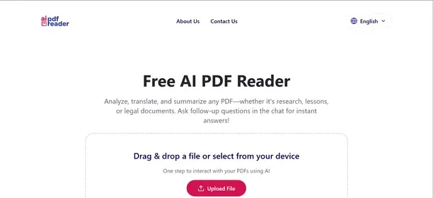 Free AI PDF Reader preview