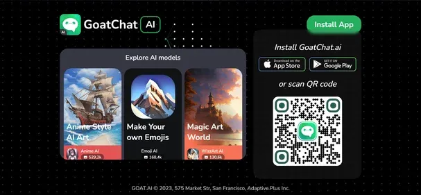 GoatChat AI preview