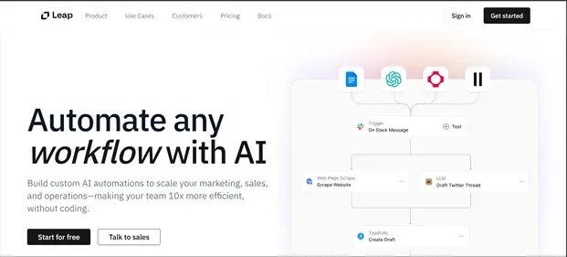 LEAP AI preview