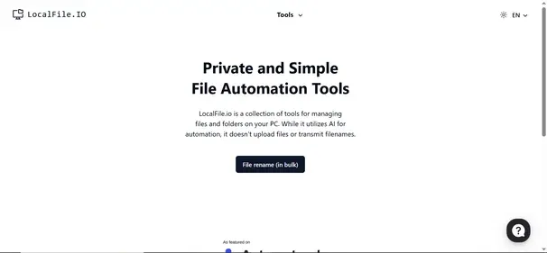 LOCALFILE IO preview