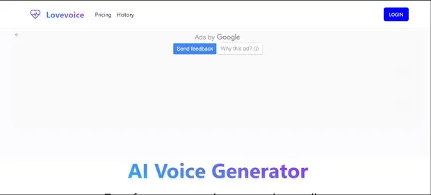 LoveVoice AI preview
