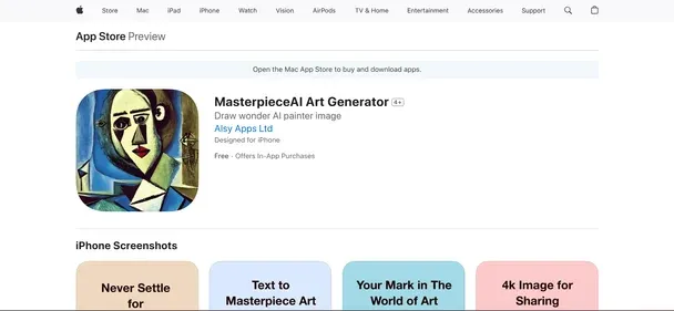 Masterpiece AI preview