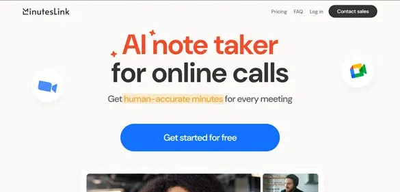 MinutesLink - AI Note Taker preview