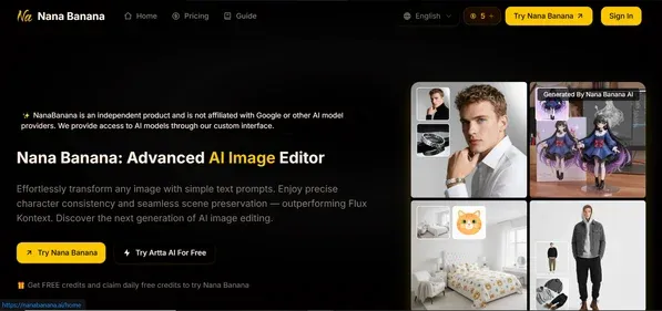 NANABANANA AI preview
