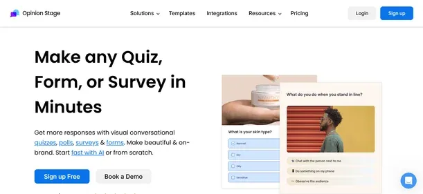 OpinionStage preview