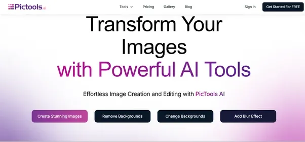 Pics Tools AI preview