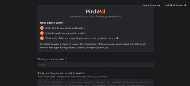 Pitch Pal App preview