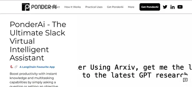 PONDER AI preview