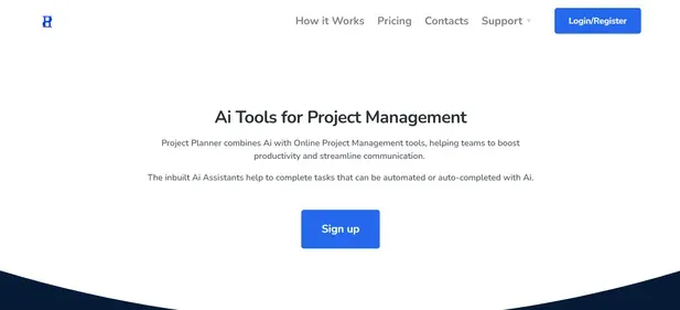 PROJECTPLANNER AI preview