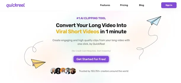 Quick Reel IO preview