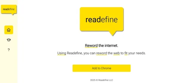 READEFINE preview
