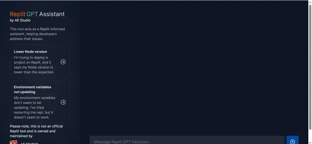 Replit GPT Assistant preview