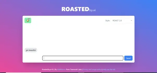 Roasted by AI preview