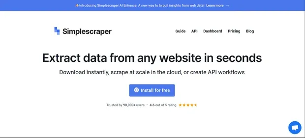 Simplescraper preview