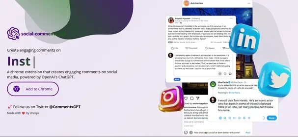 Social Comments GPT preview