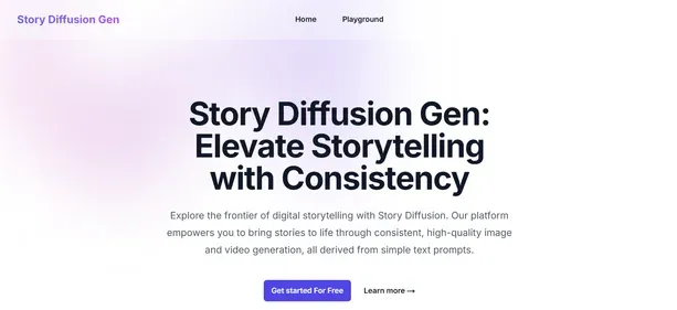 Story Diffusion Gen preview