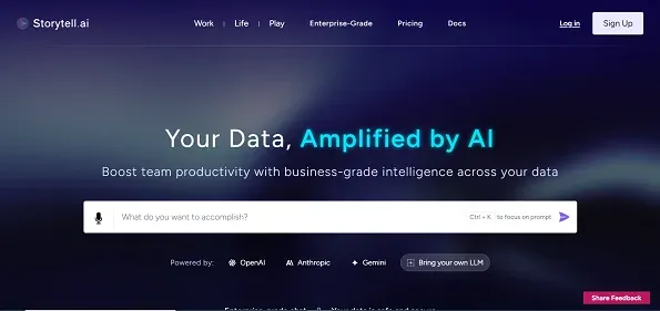 STORYTELL AI preview