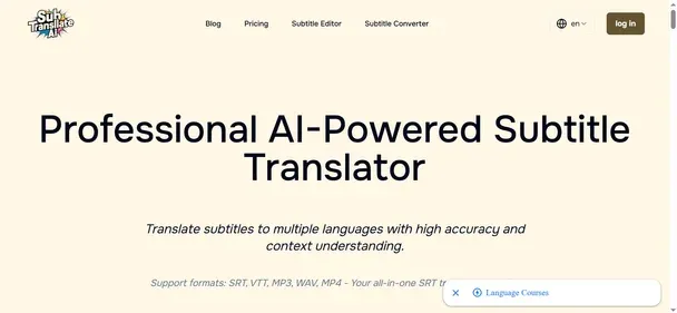 SubTranslate AI preview