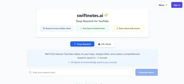 SwiftNotes AI preview