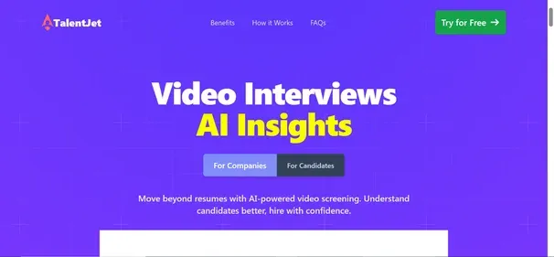 TalentJet AI preview