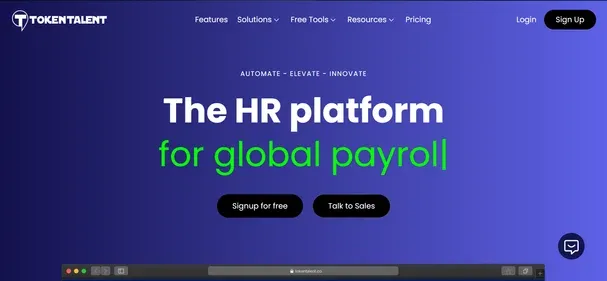 Token Talent preview