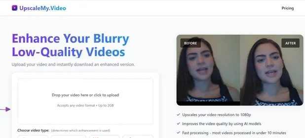 UPSCALEMYVIDEO preview