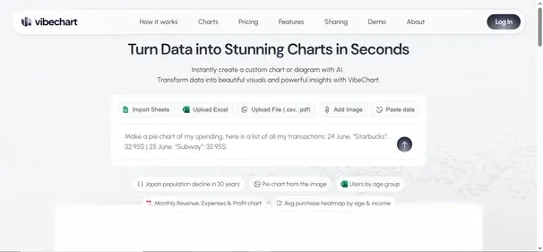 VIBECHART AI preview
