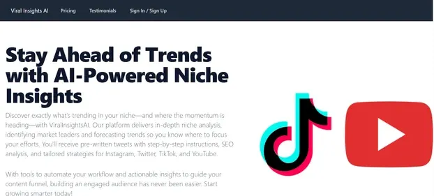 Viral Insights AI preview
